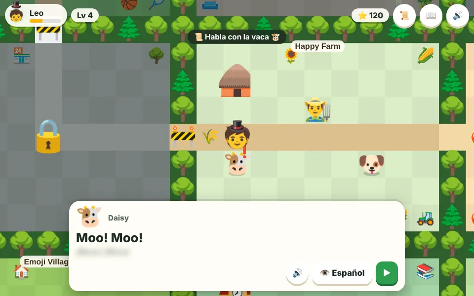 Screenshot of Emoji Quest: English adventure