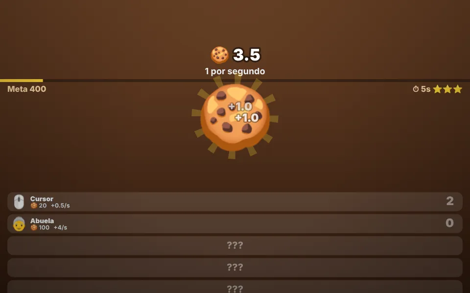 Screenshot of Endless Cookies