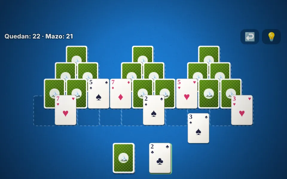 Screenshot of TriPeaks